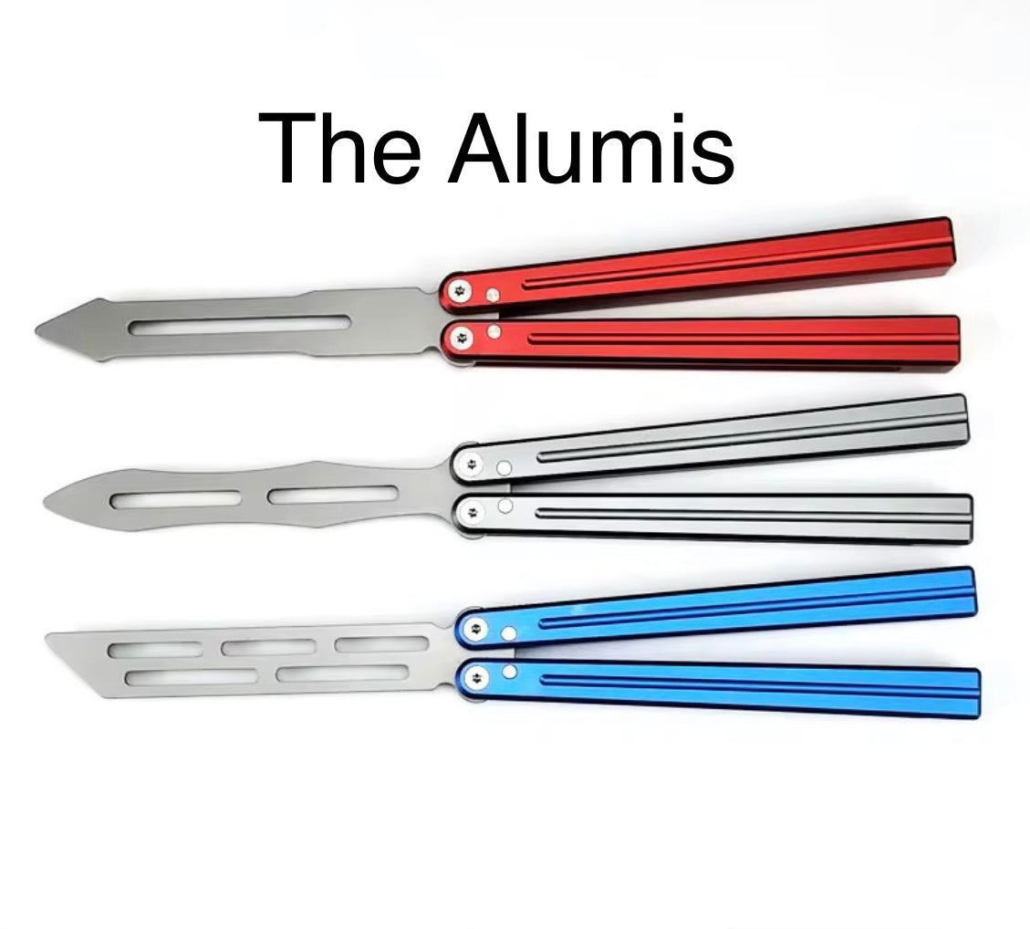 Butterfly BALISONG Trainer THE ALUMIS ranges PREMIUM QUALITY Free Shipping COMING SOON