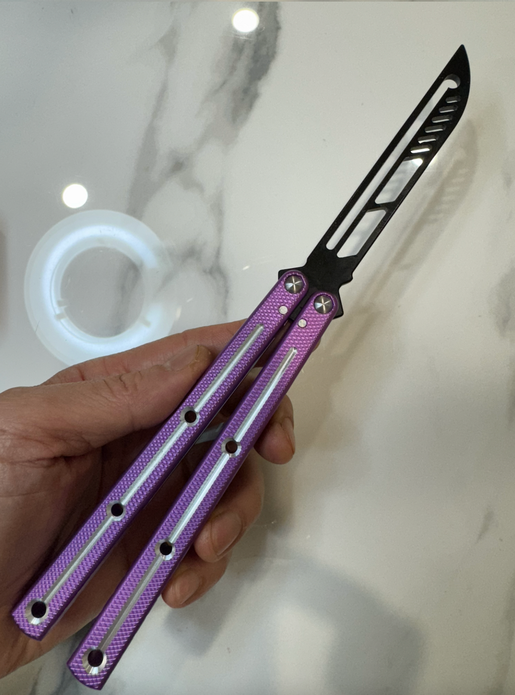 Butterfly Safe Balisong Trainer "PINK” SEA MONSTER PREMIUM QUALITY Free Shipping