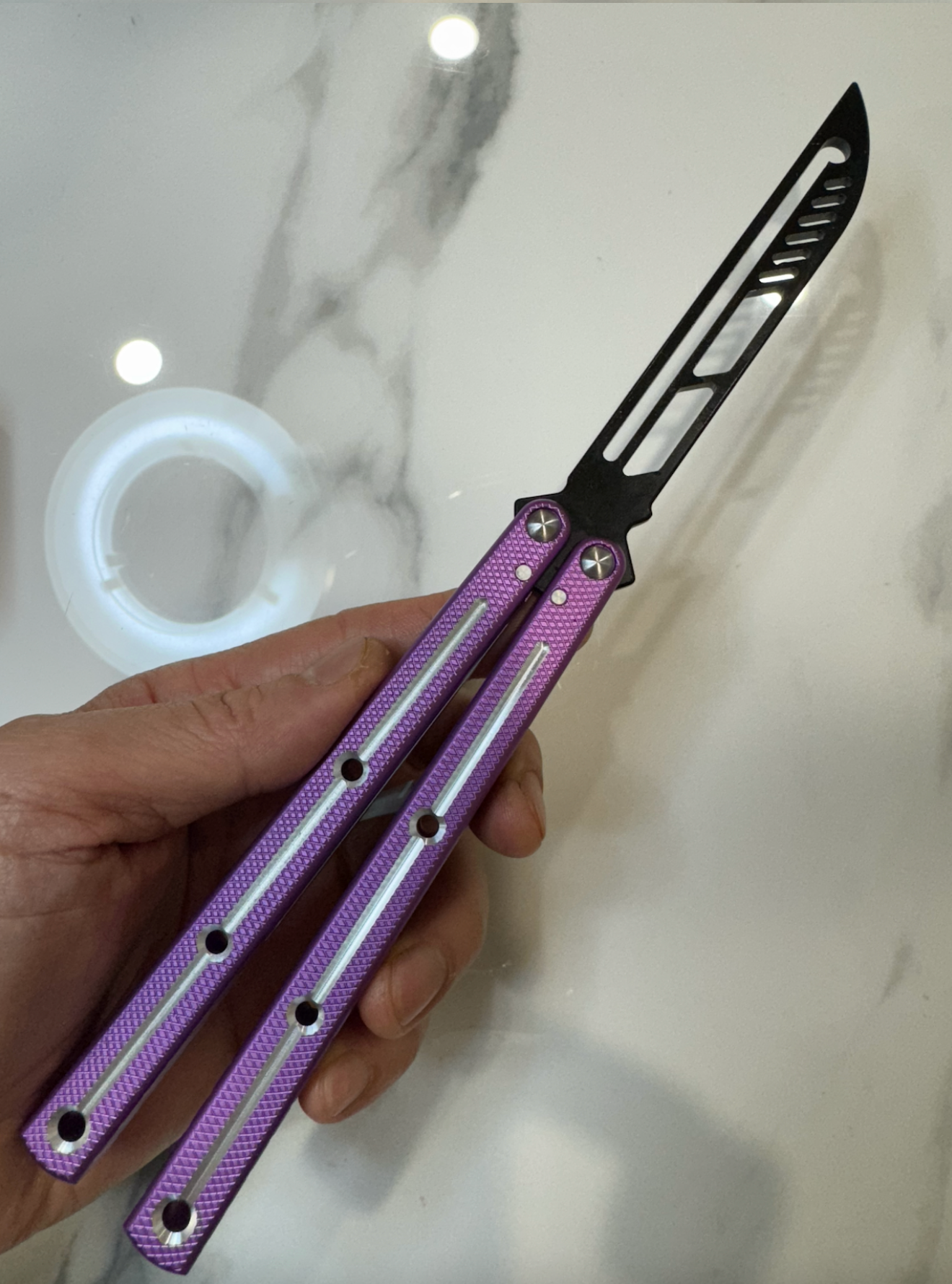 Butterfly Safe Balisong Trainer "PINK” SEA MONSTER PREMIUM QUALITY Free Shipping