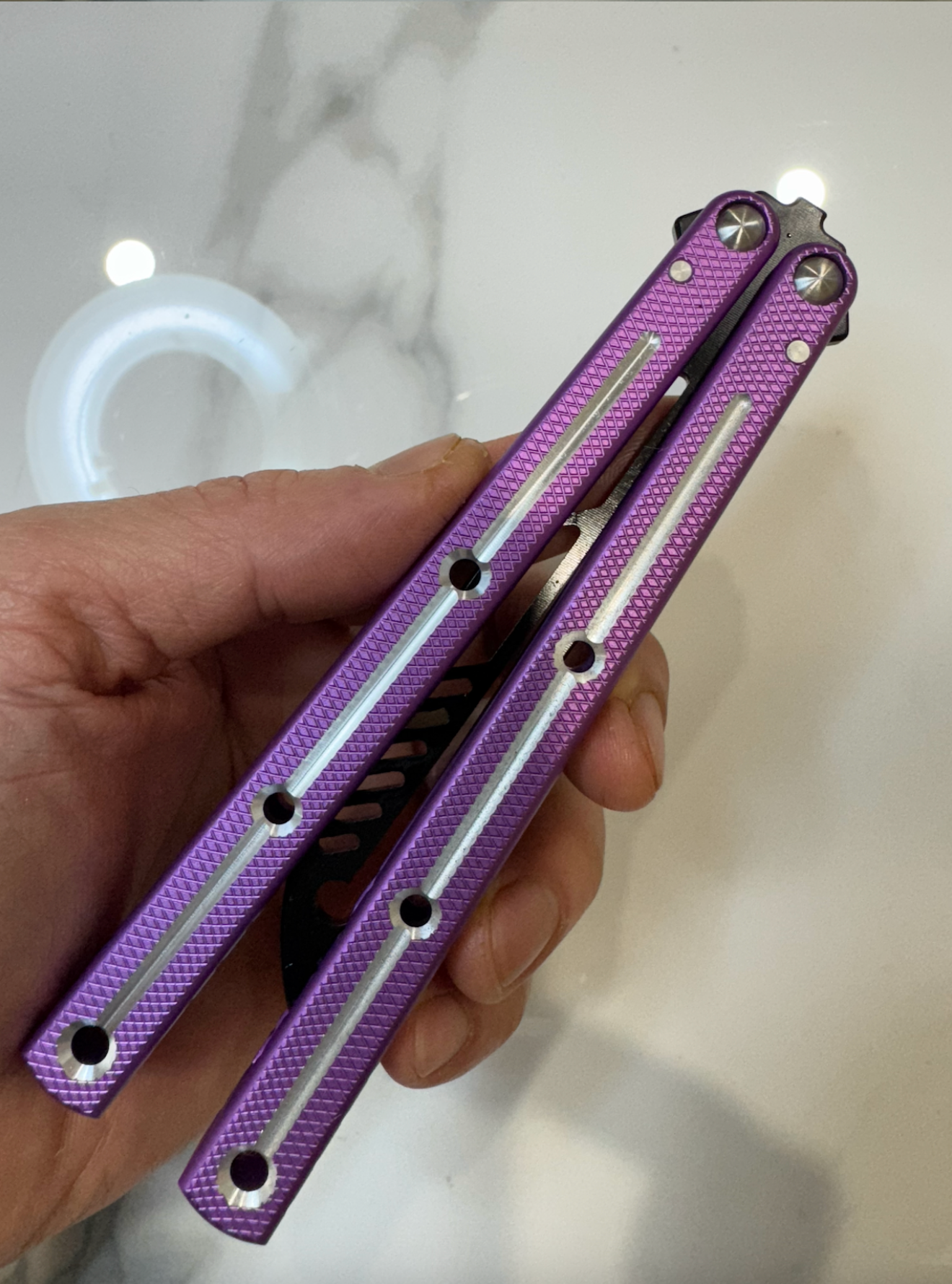Butterfly Safe Balisong Trainer "PINK” SEA MONSTER PREMIUM QUALITY Free Shipping