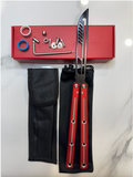 Butterfly Safe Balisong Trainer "RED” SEA MONSTER PREMIUM QUALITY Free Shipping