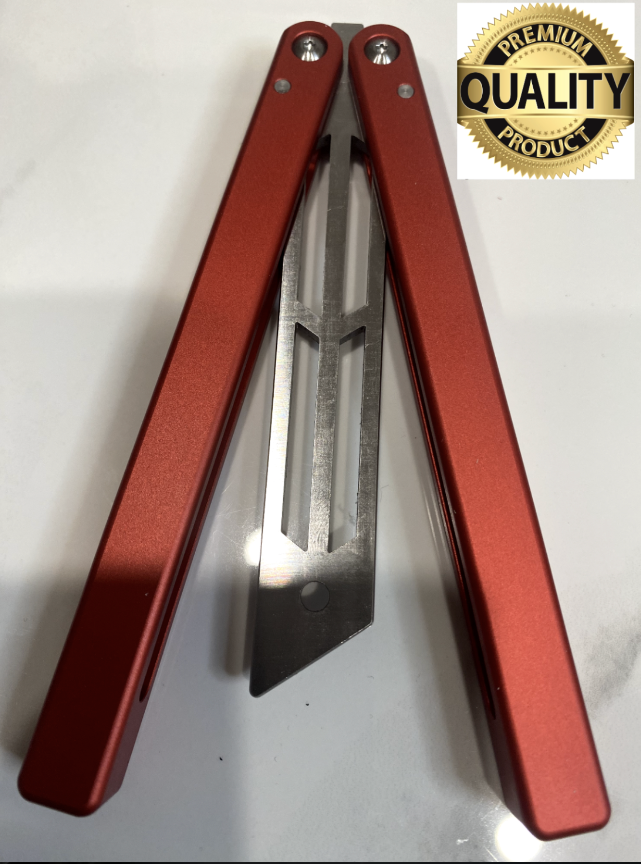 Butterfly Safe Balisong Trainer “RED MACKEREL" PREMIUM QUALITY Free Shipping
