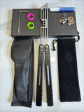 Butterfly BALISONG Trainer/Bottle opener WHALE Black Silver Blade PREMIUM QUALITY Free Shipping