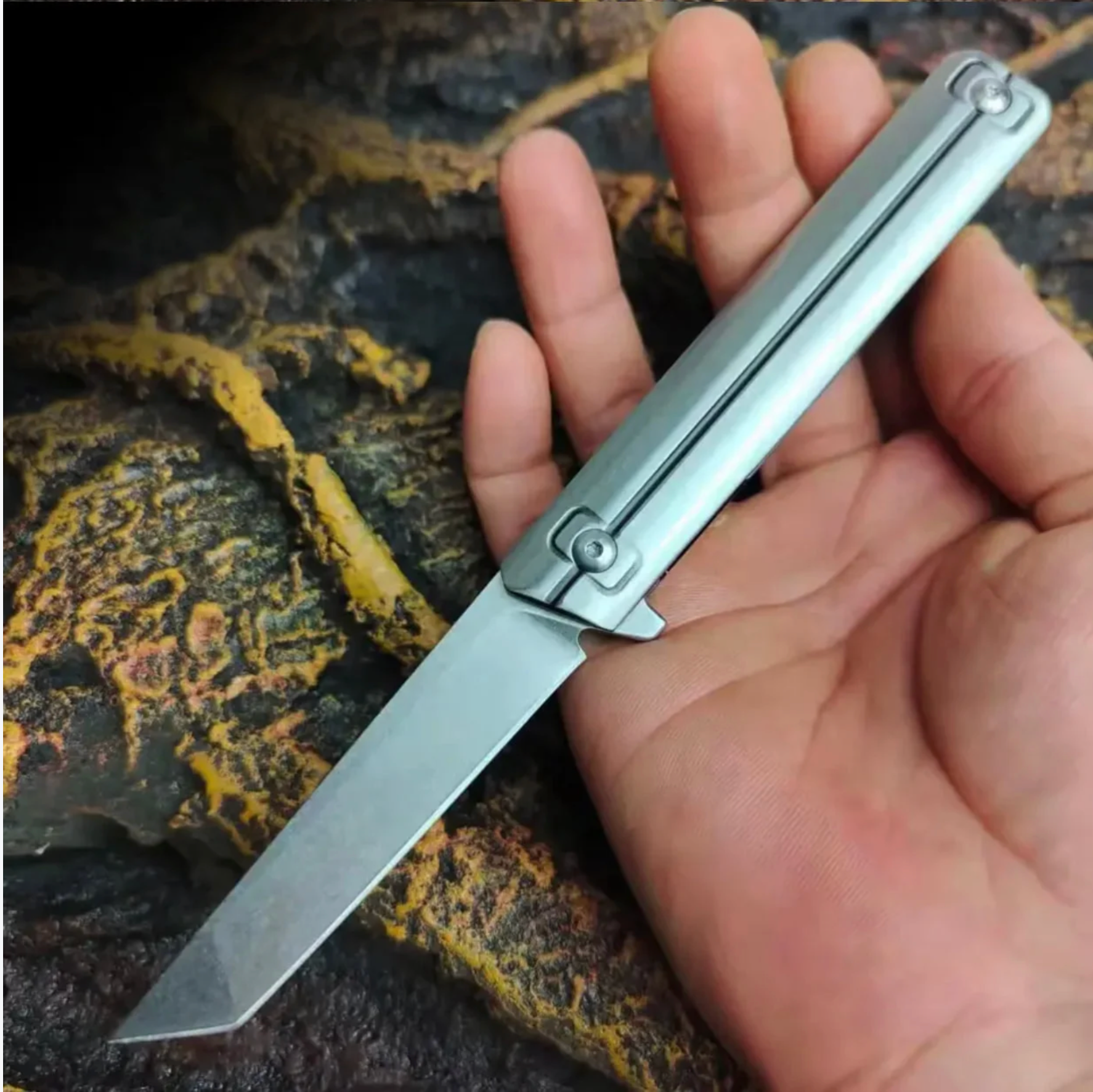 Portable EDC pocket folding knife Blade D&T style, D2steel high hardness AGE 18+ only FREE SHIPPING