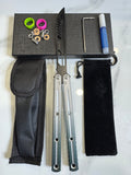 Butterfly Durable Balisong Trainer SEA-DRAGON Green/Silver PREMIUM QUALITY Free Shipping